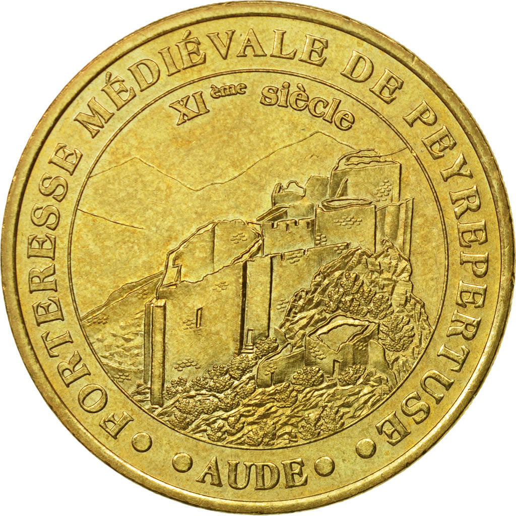 Francia, Token, Touristic token, 11/ Forteresse de Peyrepertus, 2003, MDP, BB