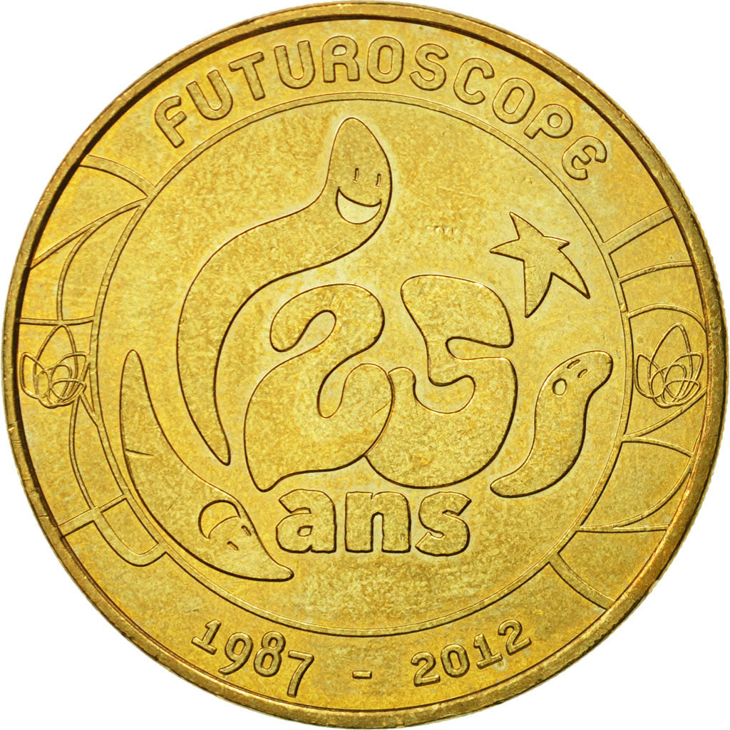 Francja, Token, Żeton turystyczny, Jaunay-Clan  Futuroscope n°6 - 20 ans