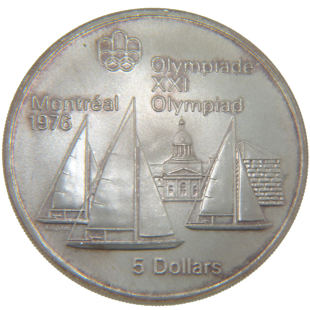 Canada, 5 Dollars, 1973, KM #85, MS(60-62), Silver, 38, 24.60