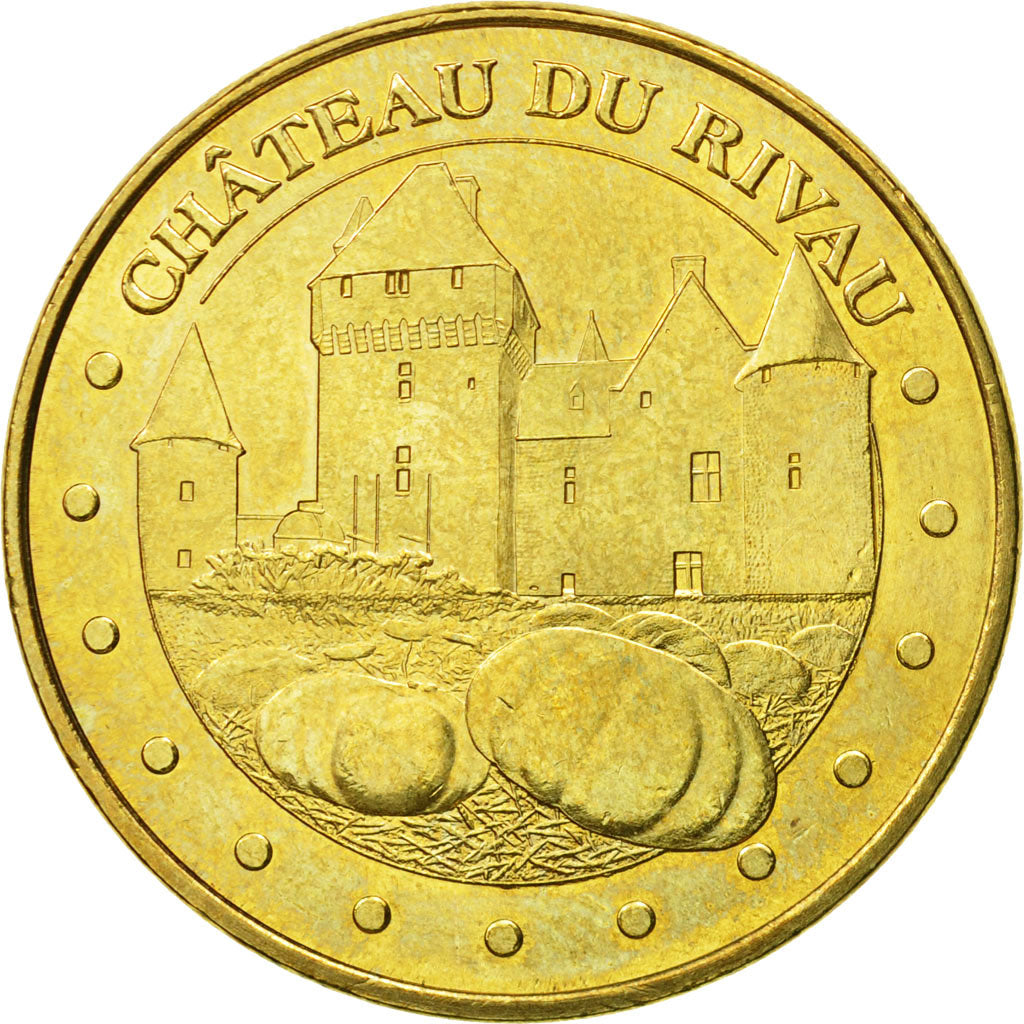 France, Token, Touristic token, Lémeré - Château du Rivau n°1, 2011, MDP