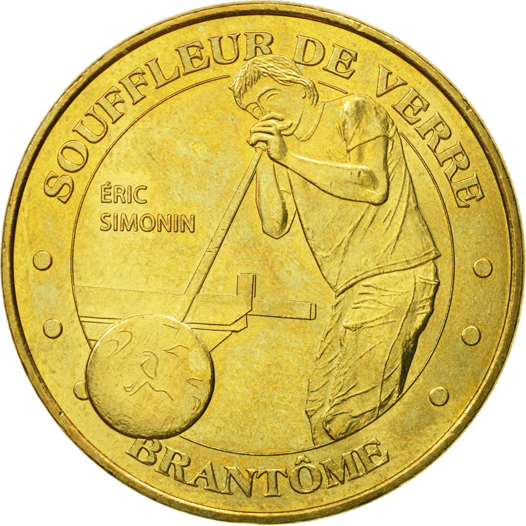 Frankreich, Token, Touristic token, Brantôme - Eric Simonin - Souffleur de