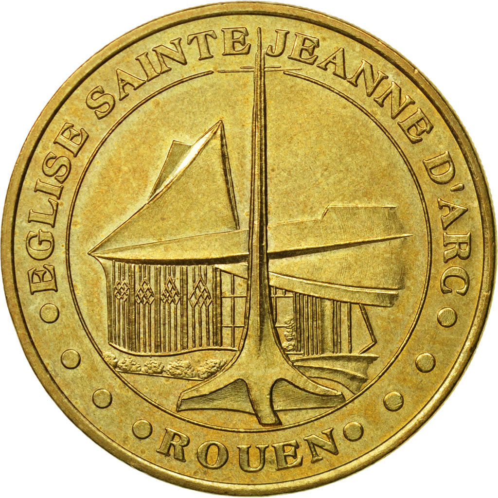 Frankreich, Token, Touristic token, Rouen - Eglise Ste Jeanne d'Arc -, 2003