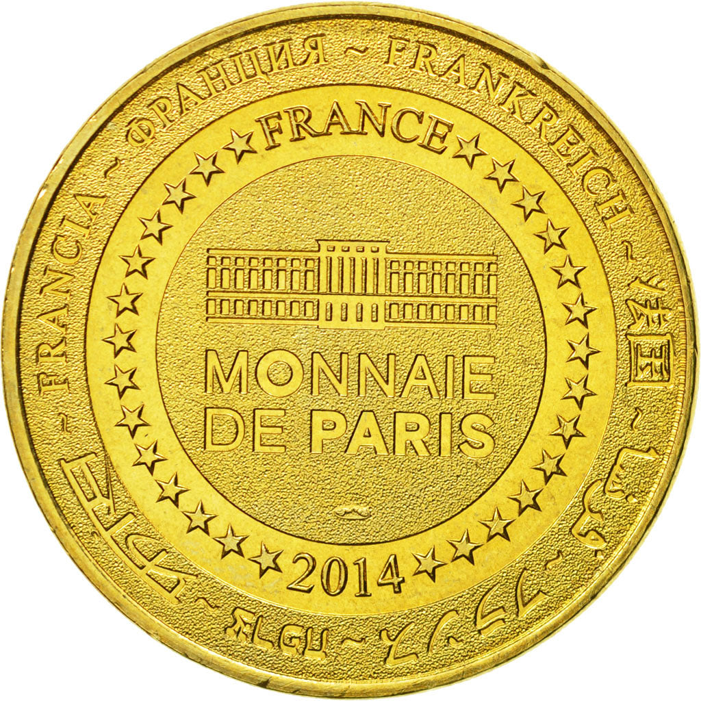 France, Token, Touristic token, 12/ Viaduc de Millau, 2014, MDP, EF(40-45)