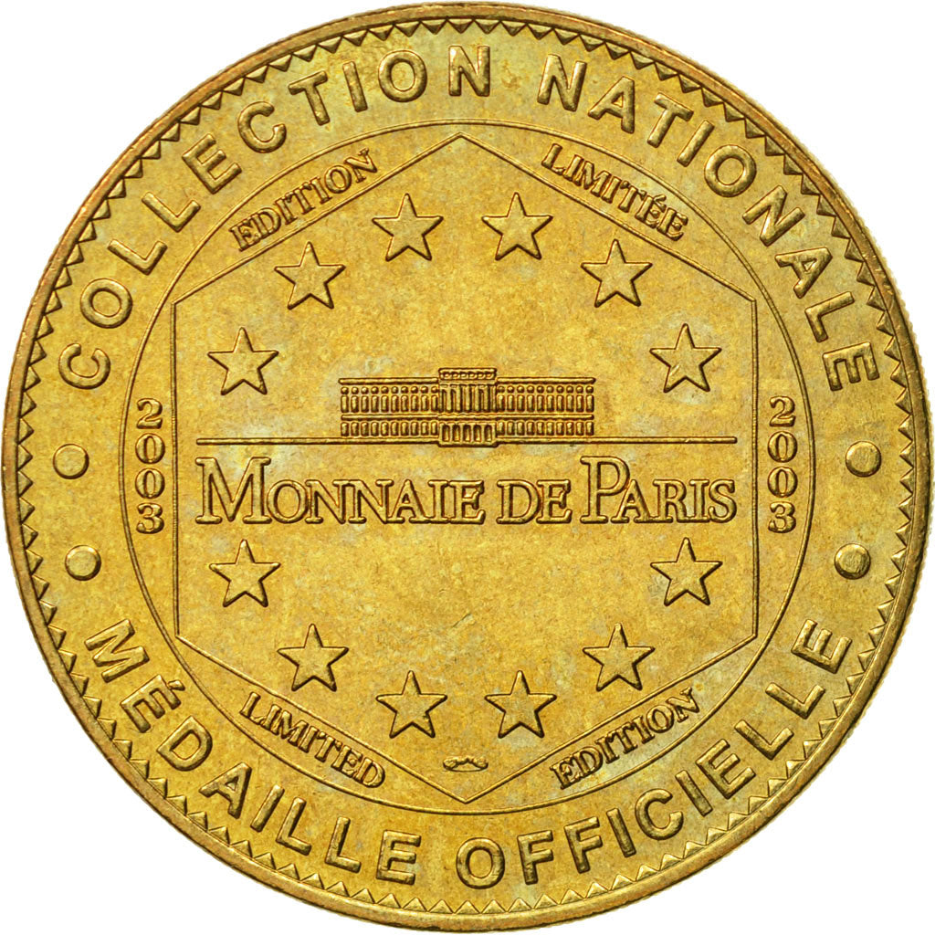 France, Jeton, Jeton Touristique, Toulon -  Cathédrale, 2003, MDP, TTB
