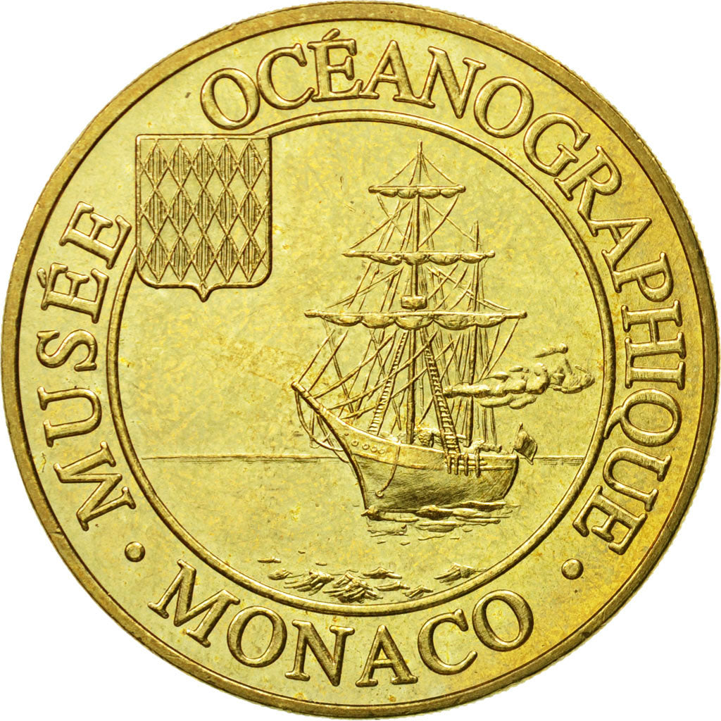France, Token, Touristic token, 98/ Musée Océanographique - Facade - Monaco
