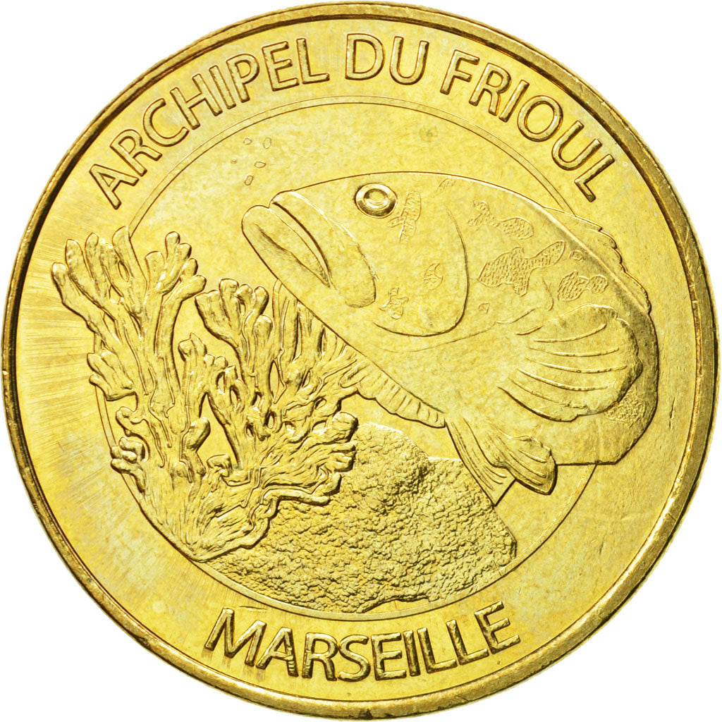 France, Jeton, Jeton Touristique, Marseille -  Archipel du Frioul, 2011, MDP