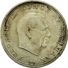 Coin, Denmark, Frederik IX, 10 Kroner, 1968, AU(55-58), Silver, KM:857