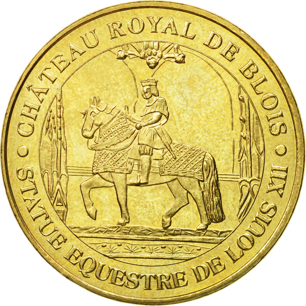 France, Token, Touristic token, 41/ Château Royal - Statue Equestre - Blois