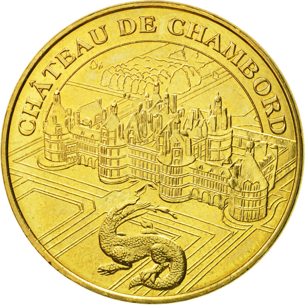 France, Token, Touristic token, 41/ Château de Chambord - Salamandre, 2014
