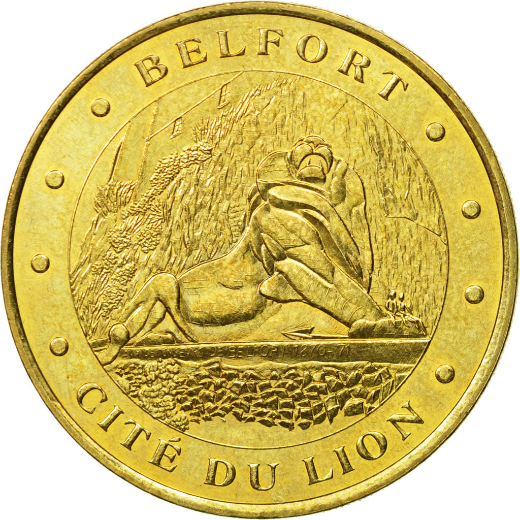 France, Token, Touristic token, Belfort - Cité du Lion, 2000, MDP, EF(40-45)