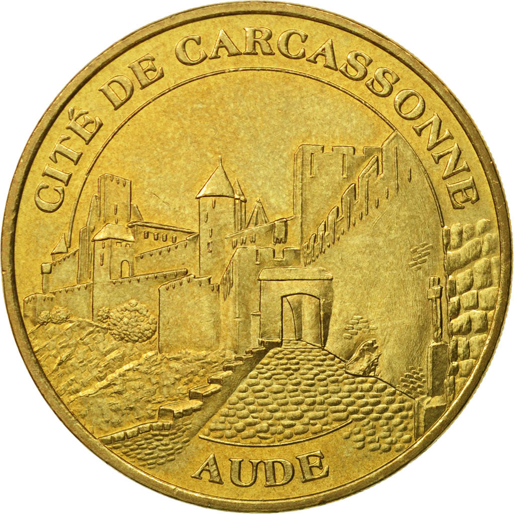 France, Token, Touristic token, Carcassonne - La porte d'Aude, 2003, MDP