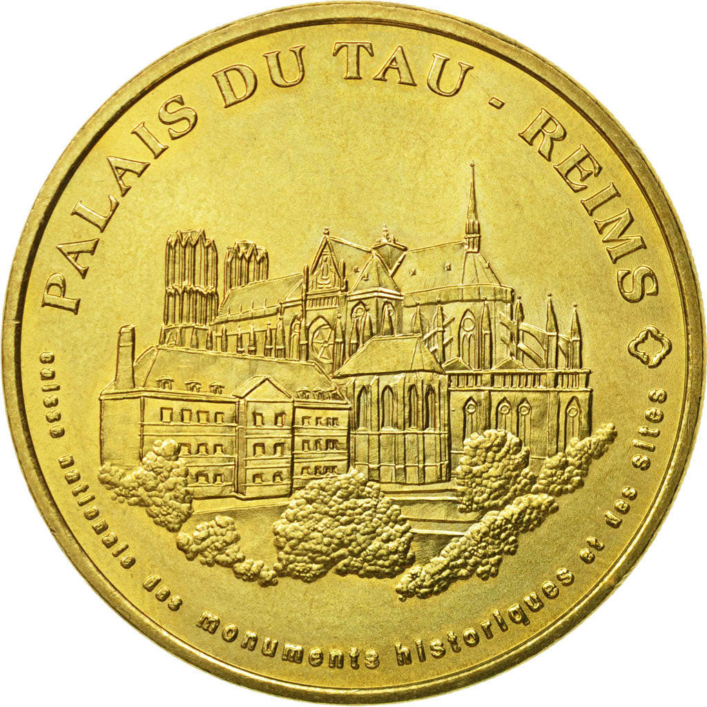 France, Jeton, Jeton Touristique, Reims - Palais du Tau n°1, 1998, MDP, TTB