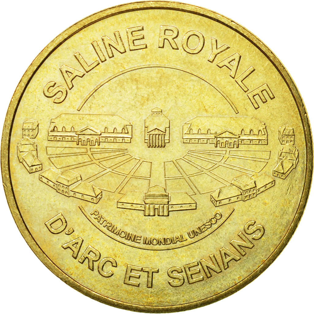 France, Token, Touristic token, Arc et Senans - Saline royale n°3, 2008, MDP