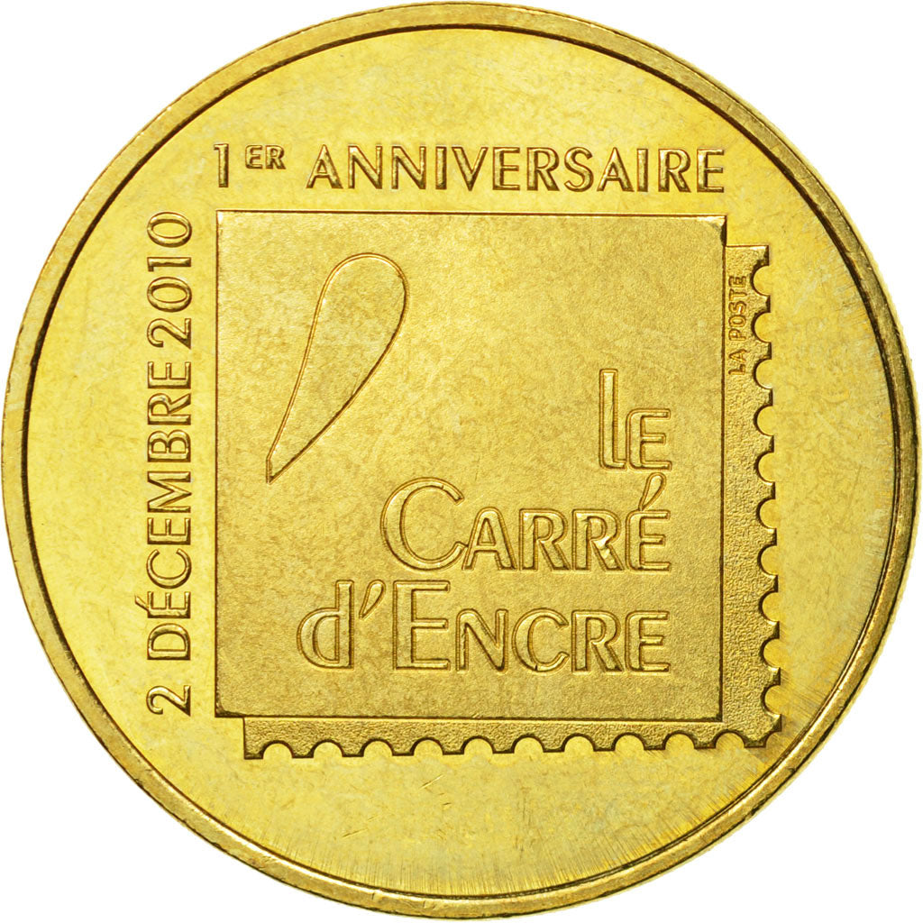 France, Token, Touristic token, Paris - Carré d'Encre n°1, 2011, MDP