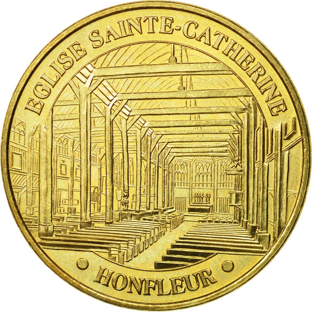France, Token, Touristic token, Honfleur - Eglise Ste Catherine, 2013, MDP