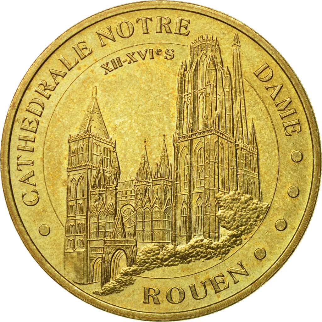 Francia, Token, Touristic token, Rouen - Cathédrale, 2004, MDP, BB