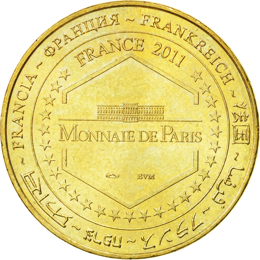 France, Token, Touristic token, Biarritz - le Rocher de la Vierge, 2011, MDP