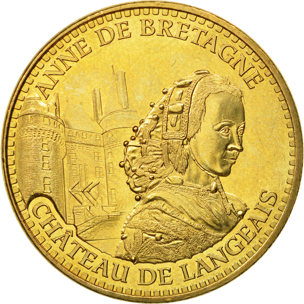 Francia, Token, Touristic token, Langeais - Château n°3 - Anne de Bretagne