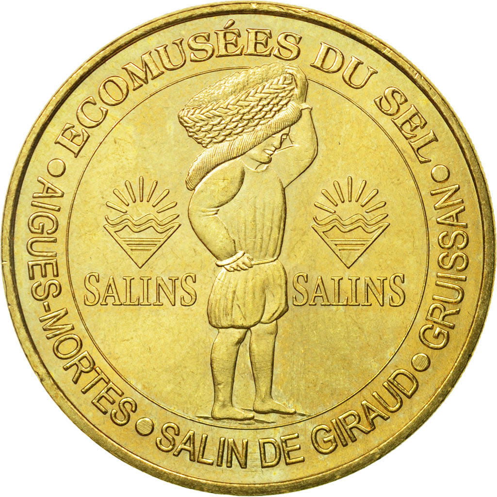 France, Token, Touristic token, Aigues-Mortes - Les écomusées du sel n°2