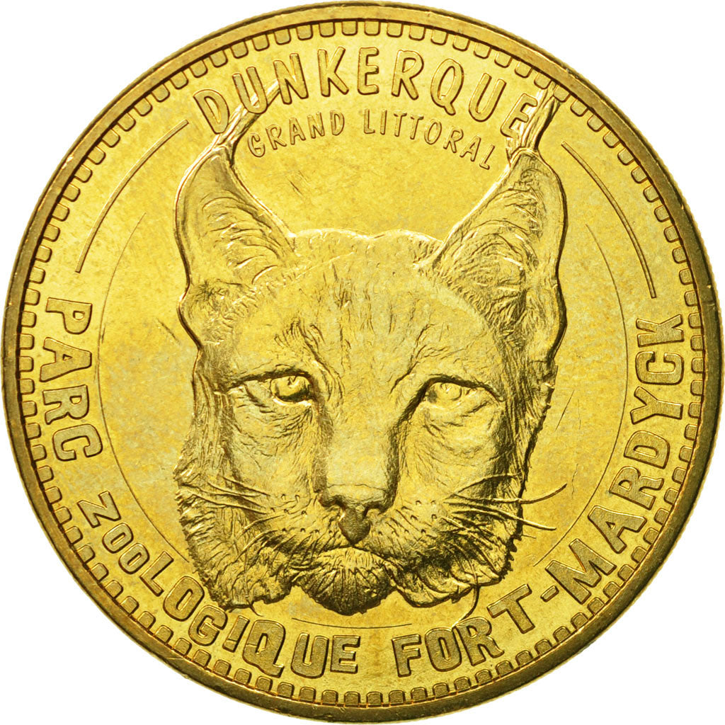 France, Token, Touristic token, Fort Mardyck - Parc zoologique de Dunkerque
