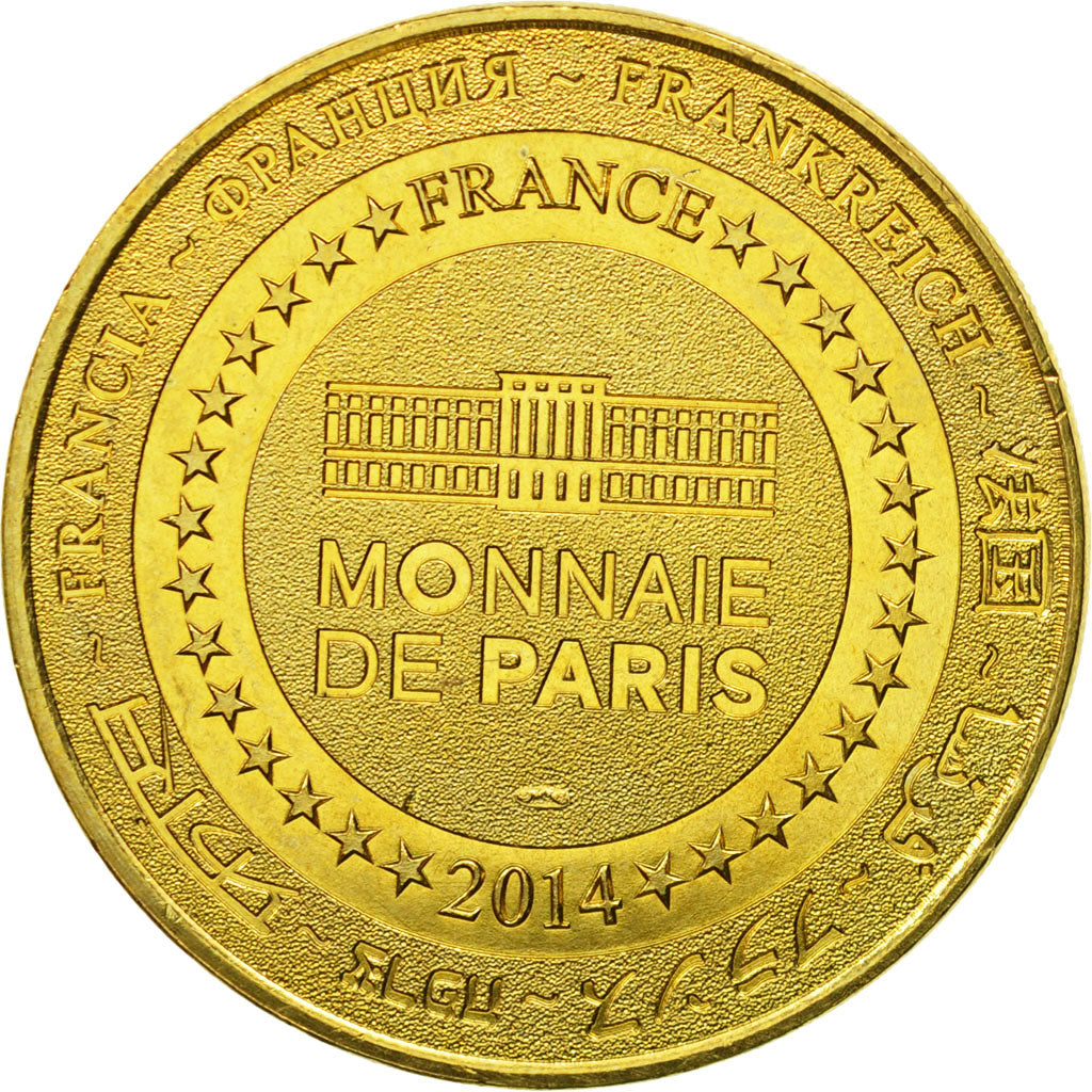 France, Token, Touristic token, Notre-Dame de la Treille, Lille, 2014, MDP