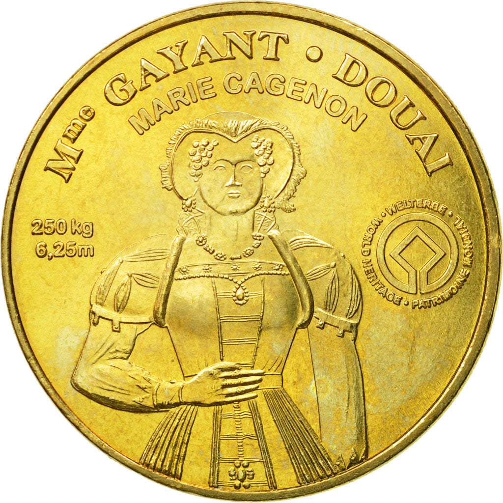 Frankreich, Token, Touristic token, Douai - Mme Gayant Marie Cagenon, 2010, MDP