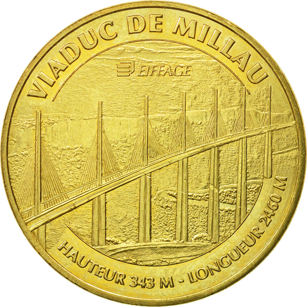 France, Token, Touristic token, Millau - Viaduc n°3, 2014, MDP, EF(40-45)