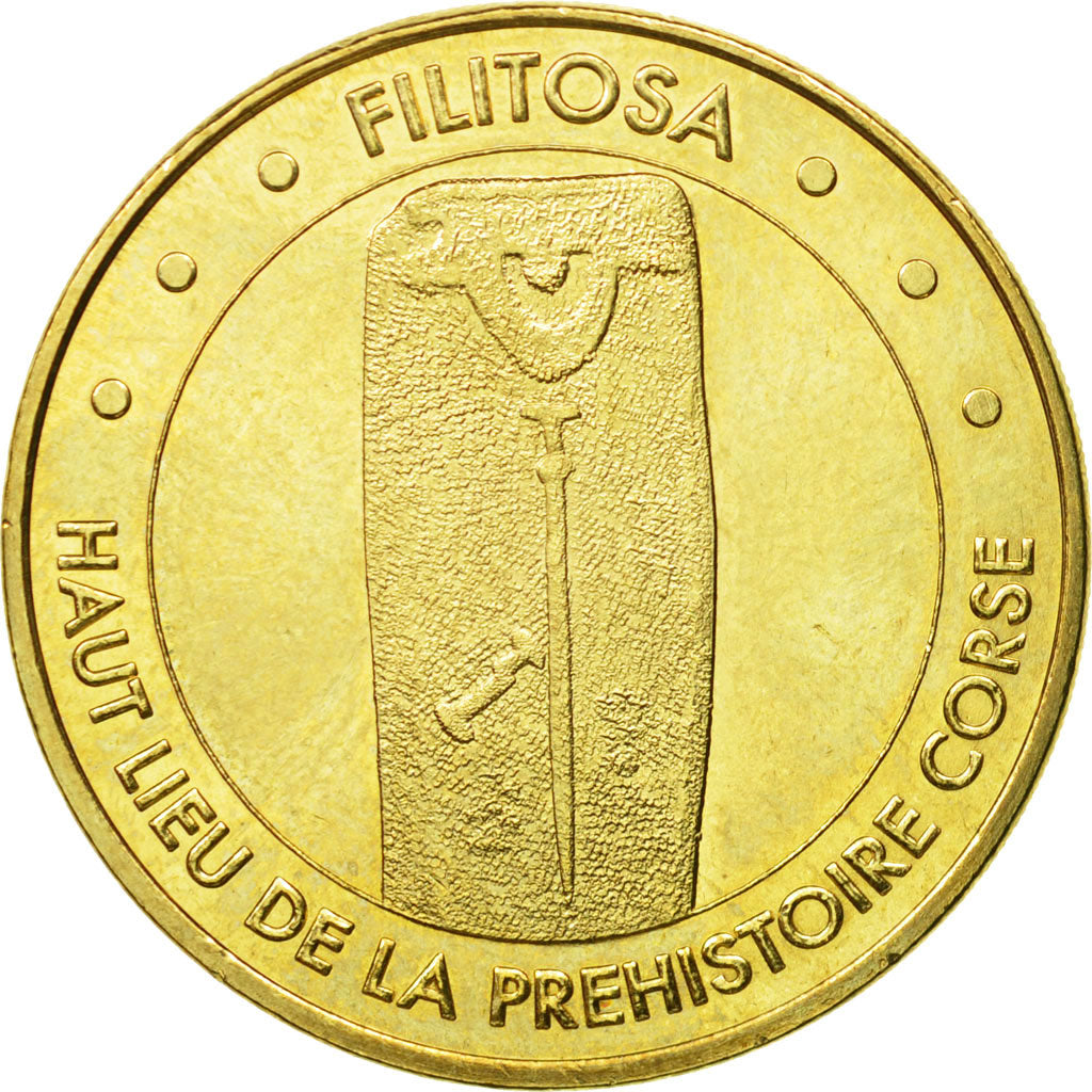 France, Token, Touristic token, Sollacaro - Centre préhistorique de Filitosa