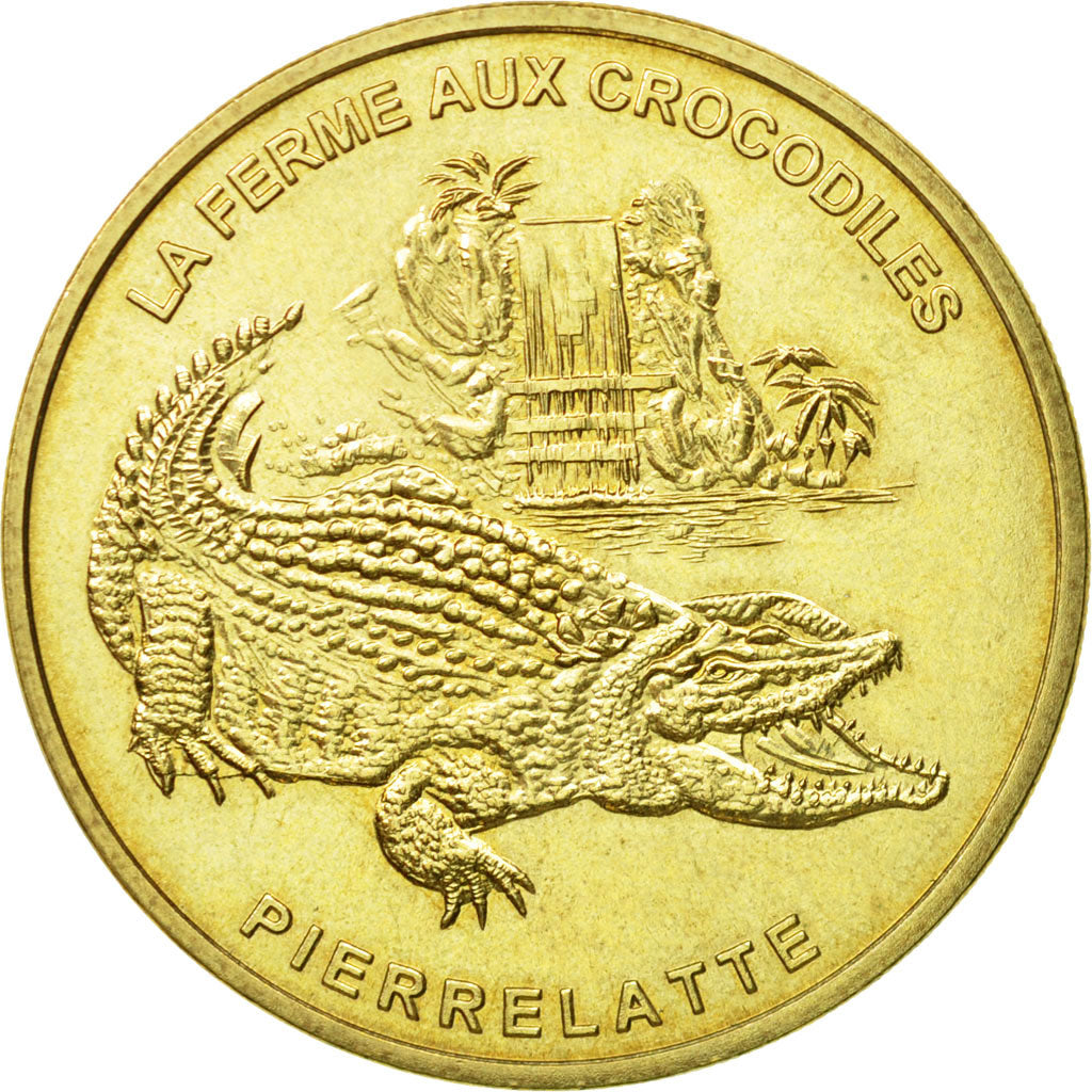 France, Token, Touristic token, Pierrelatte - Ferma aux crocodiles n°1, 1996