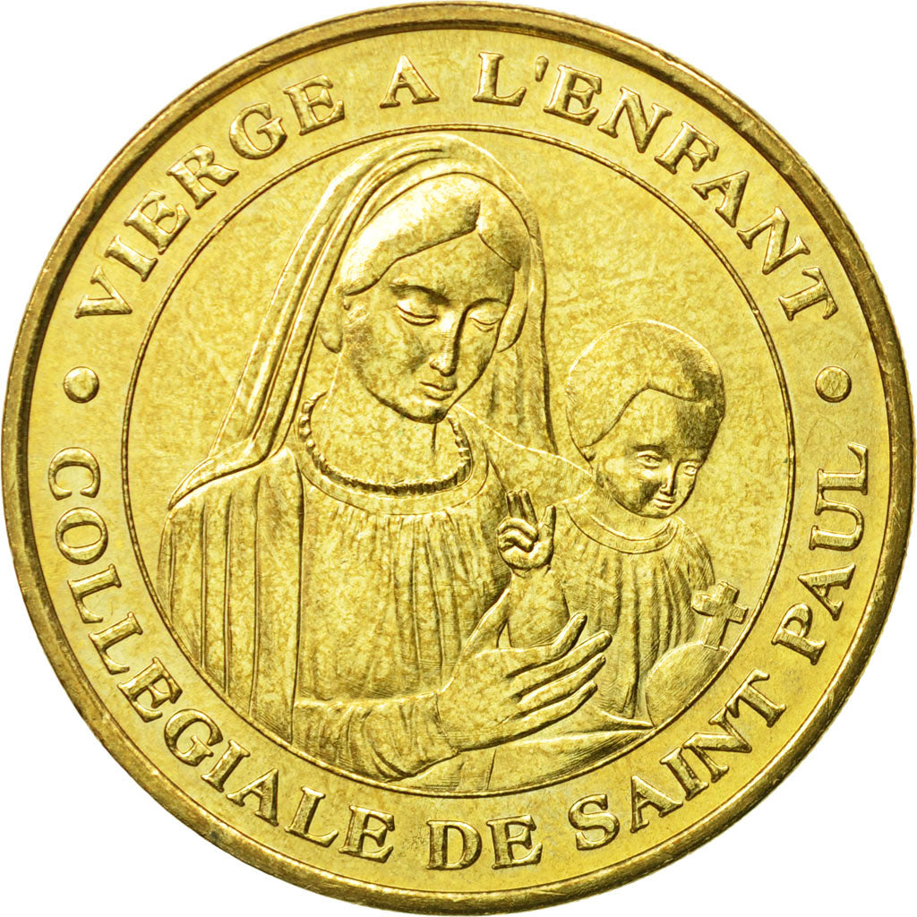 Francia, Token, Touristic token, 06/ Vierge à l'enfant - Saint-Paul de Vence