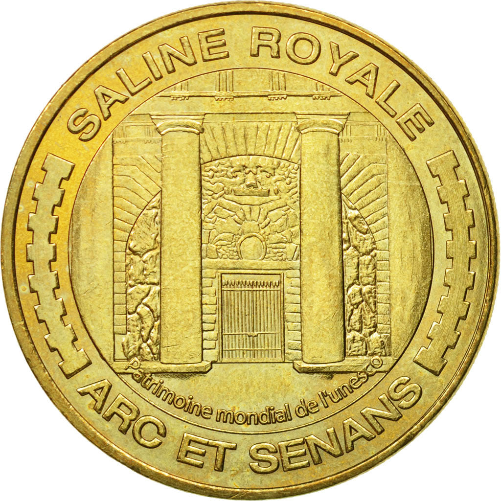 Francia, Token, Touristic token, Arc et Senans - Saline royale n°3, 2010, MDP