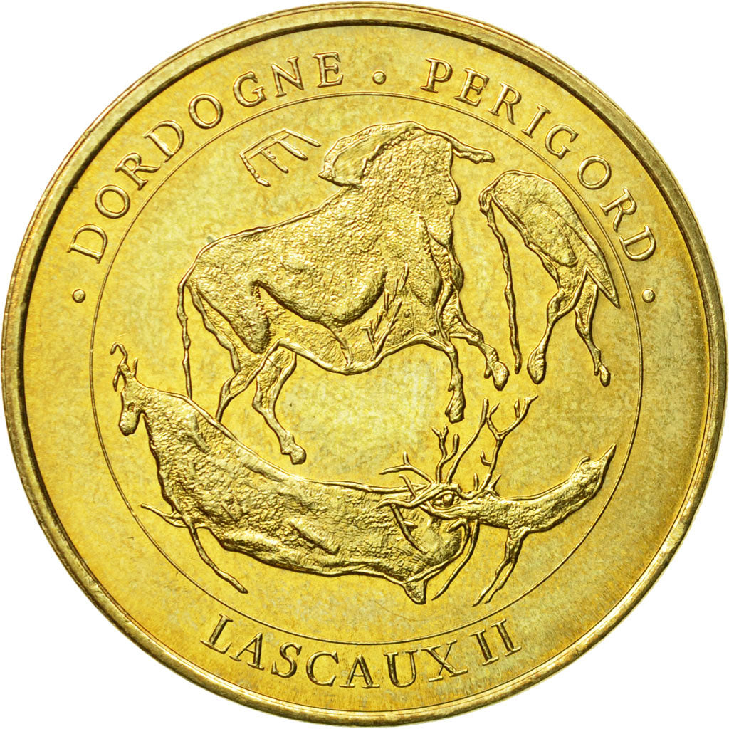Francia, Token, Touristic token, MONTIGNAC - Lascaux II - n°1, 2005, MDP, BB
