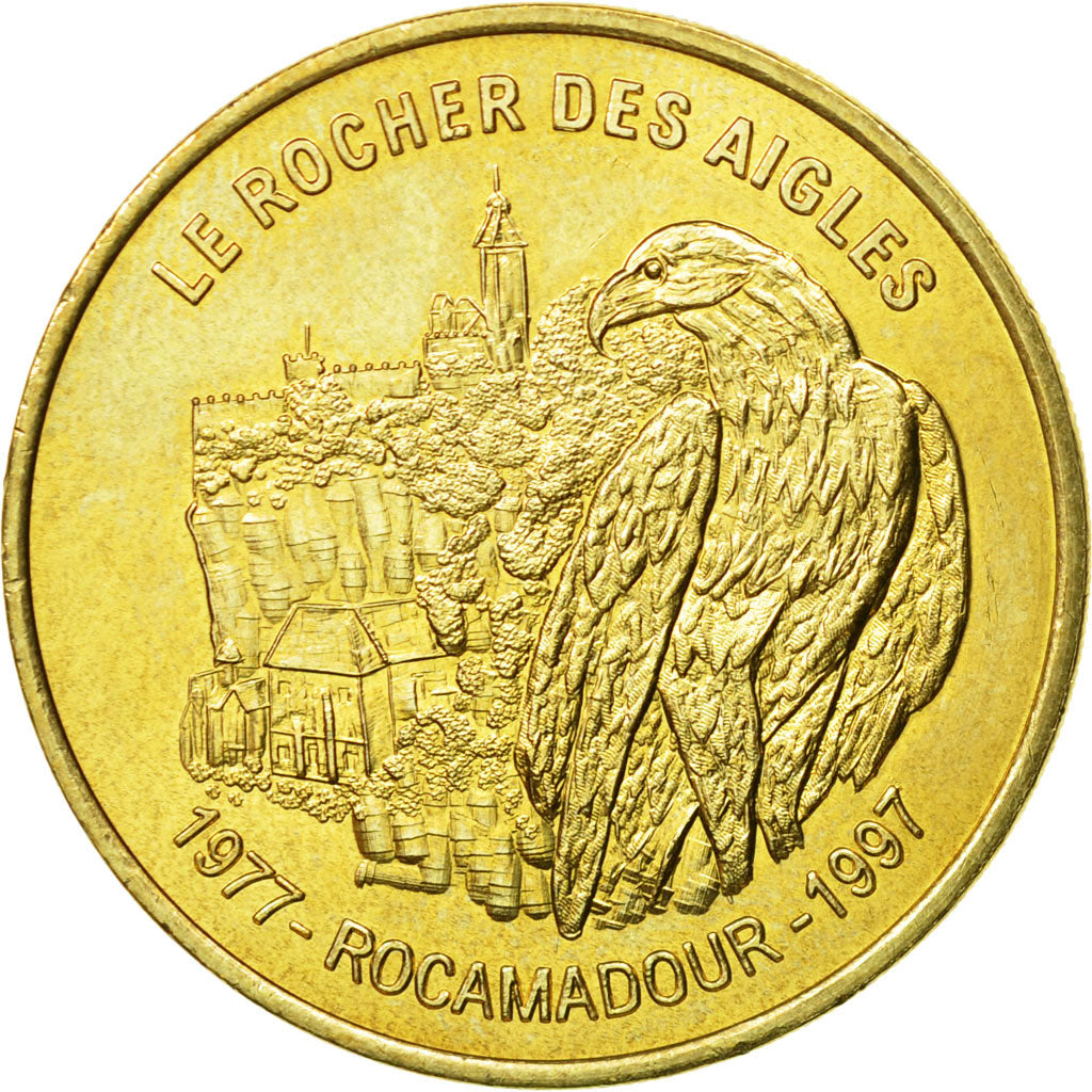 Francia, Token, Touristic token, 46/ Rocher des Aigles - Rocamadour, 2003, MDP