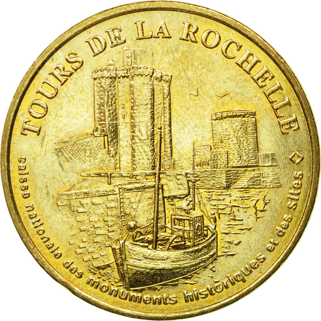 Francia, Token, Touristic token, La Rochelle - Les Tours n°1, 2005, MDP, BB