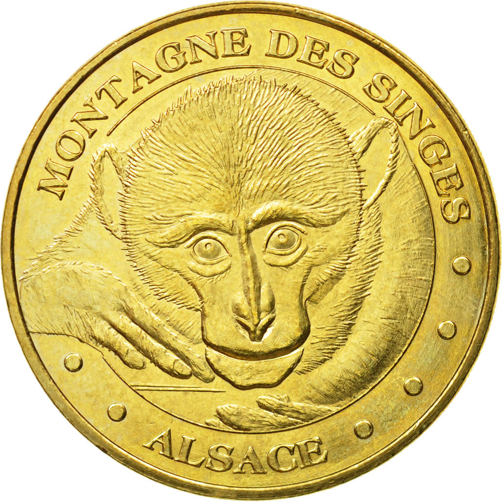France, Token, Touristic token, Kintzheim - La Montagne aux Singes n°7, 2011