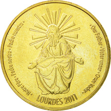 France, Token, Touristic token, Lourdes - Notre Père, 2011, MDP, EF(40-45)