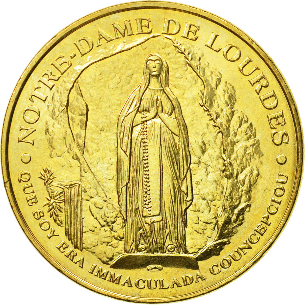 France, Token, Touristic token, Lourdes - Bernadette et le signe de Croix, 2010