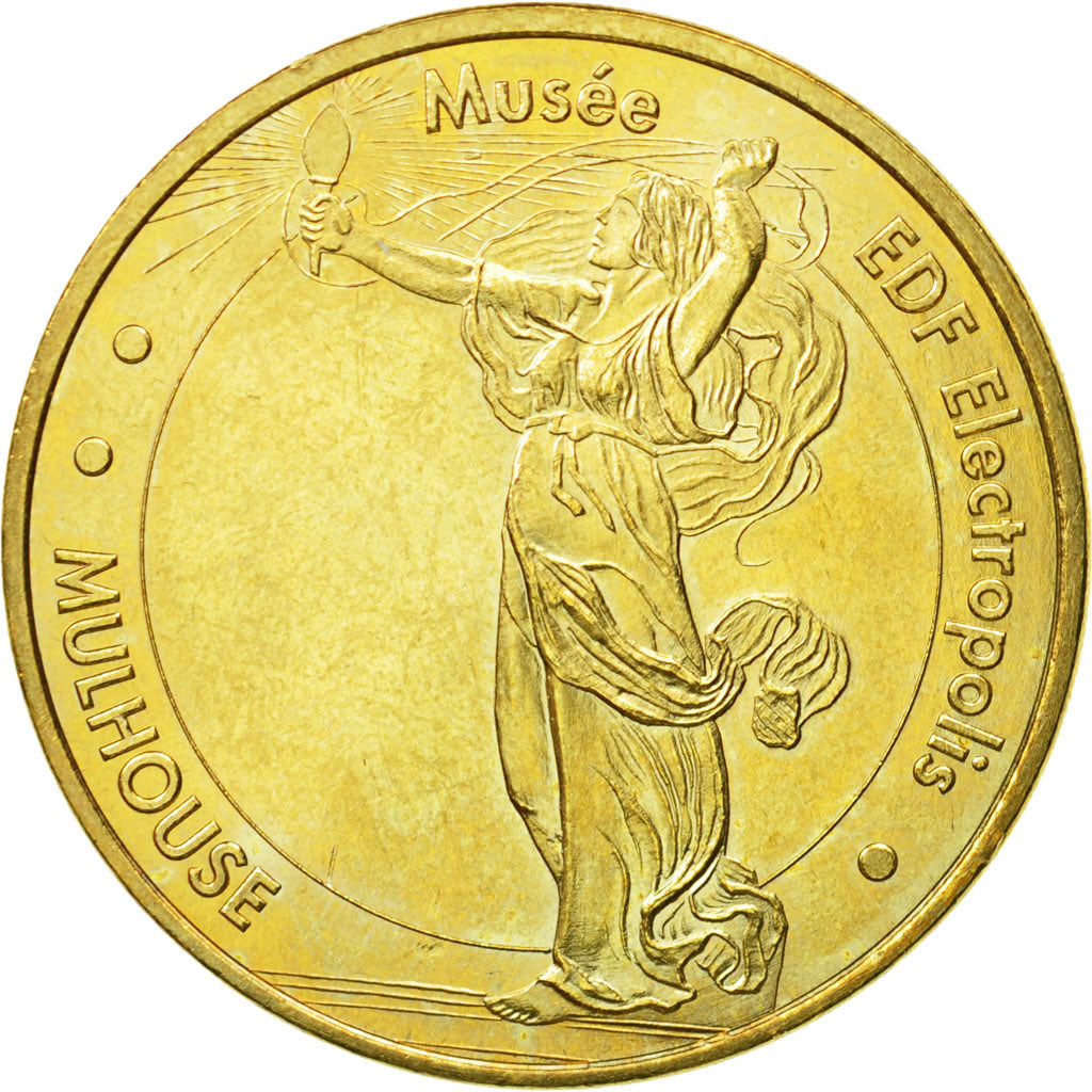 Francia, Token, Touristic token, Mulhouse - Musée EDF n°2, 2009, MDP, BB