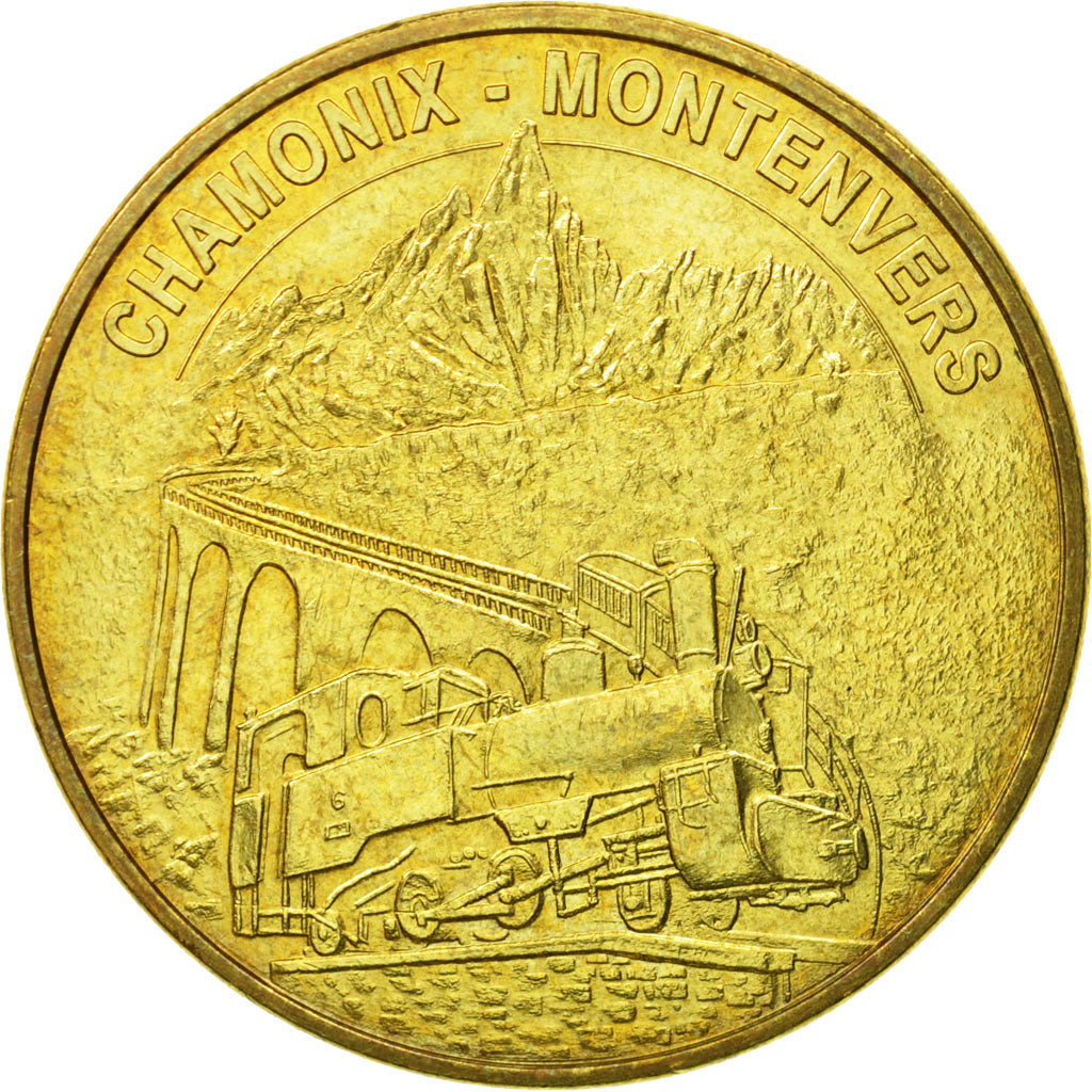 Francia, Token, Touristic token, 74/ Chamonix-Montenvers - Locomotive, 2015