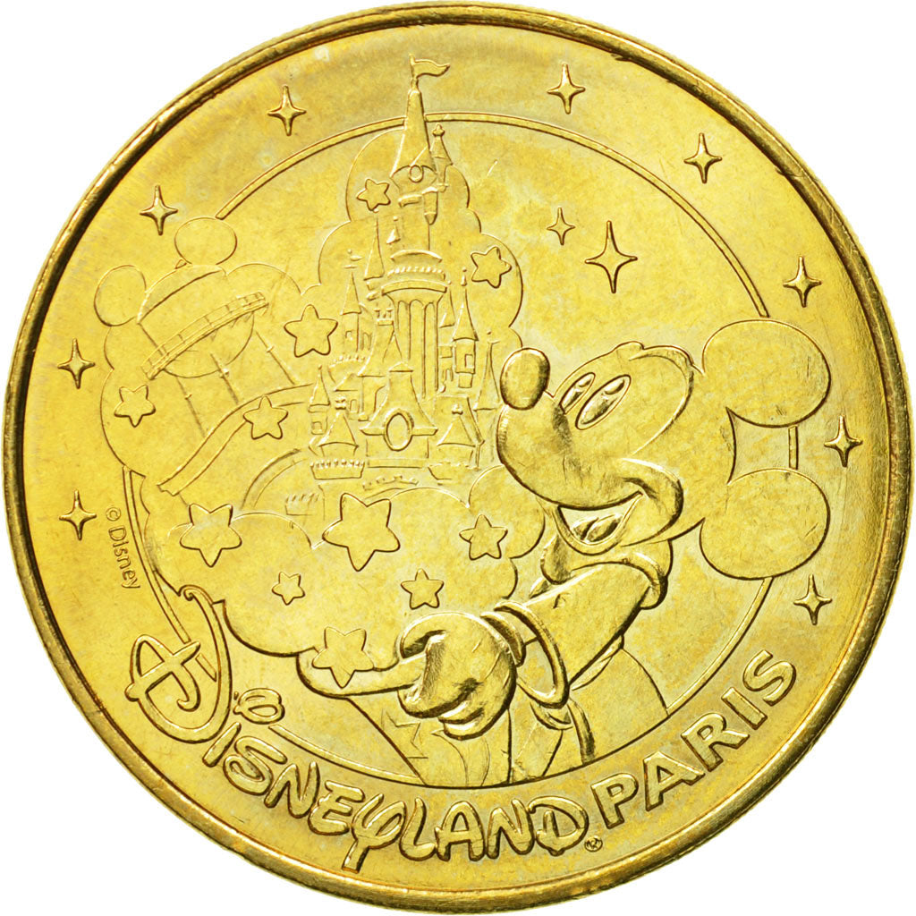 Francia, Token, Touristic token, Disneyland n°22 - Mickey Sorcier, 2011, MDP