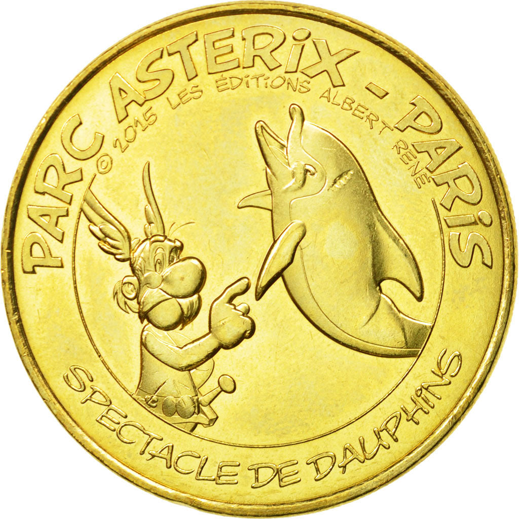 France, Token, Touristic token, Plailly - Parc Astérix n°11, 2015, MDP