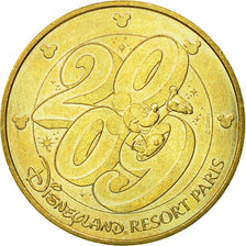 France, Token, Touristic token, Disneyland n° 17 - Resort Paris, 2008, MDP