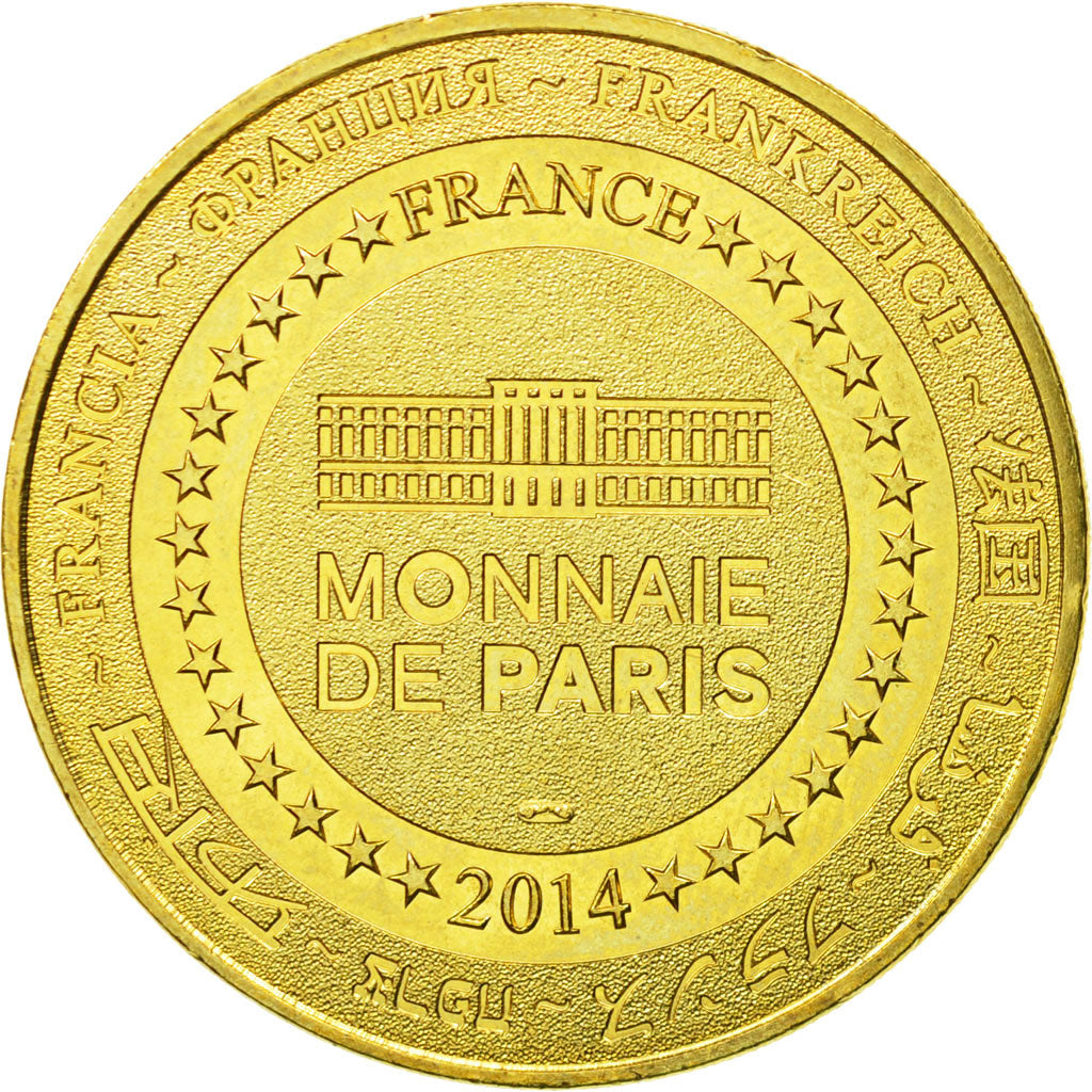 France, Token, Touristic token, Disneyland °33 - Mickey Tour Eiffel, 2014, MDP