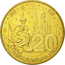 Francia, Token, Touristic token, Disneyland n°30 - 20 ans, 2013, MDP, BB