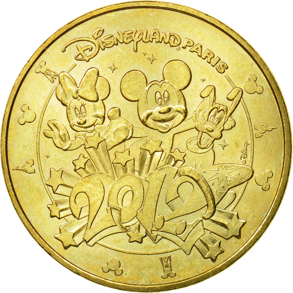 France, Token, Touristic token, Disneyland n° 29 - Mickey, 2011, MDP