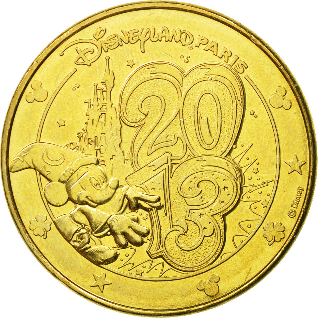 France, Token, Touristic token, Disneyland n°31 - Mickey 2013, 2013, MDP