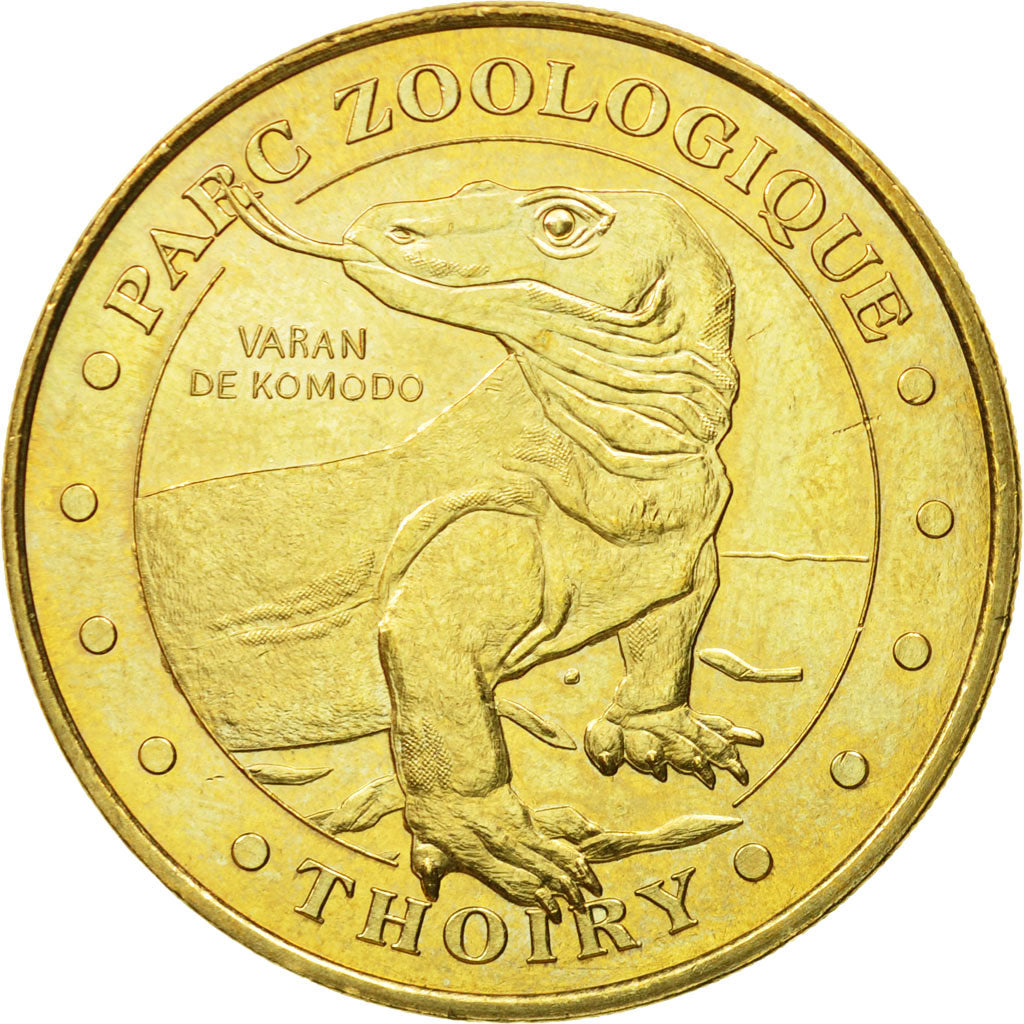 Francia, Token, Touristic token, Thoiry - Parc zoolique n°4 - Varan, 2012, MDP