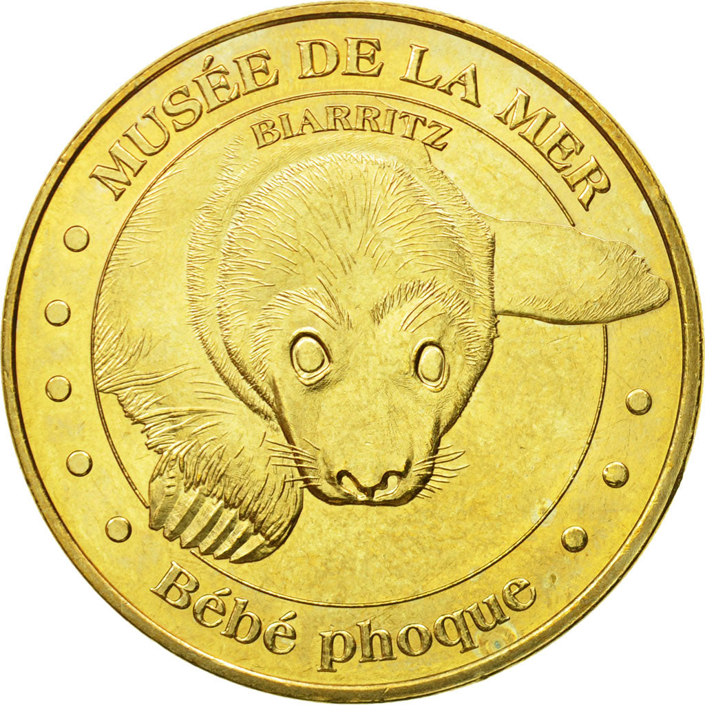 Francia, Token, Touristic token, Biarritz - Musée de la mer n°2, 2009, MDP