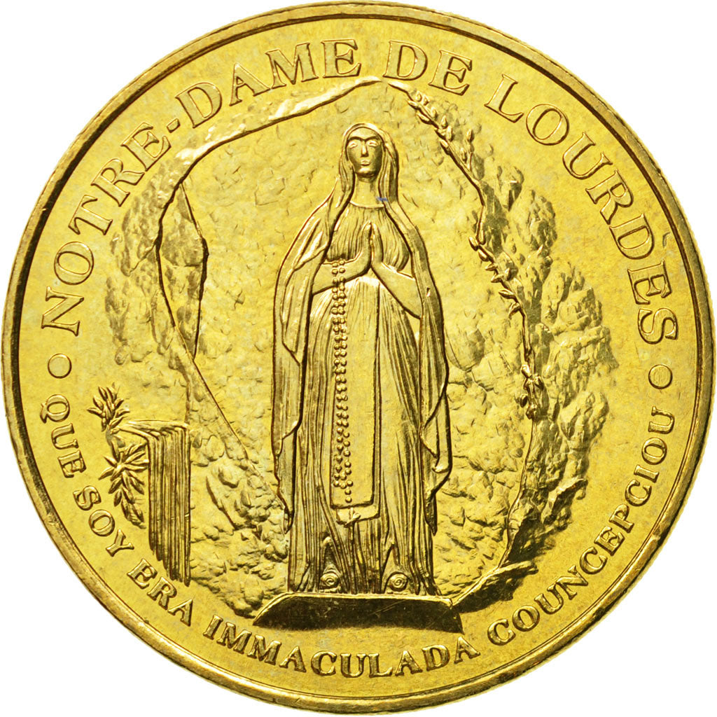 France, Token, Touristic token, Lourdes - Avec Bernadette, prier le chapelet