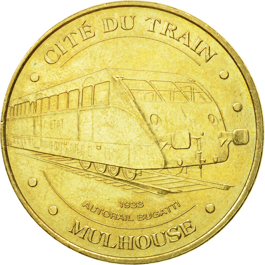 Francia, Token, Touristic token, Mulhouse - Cité du Train n°3, 2009, MDP, BB